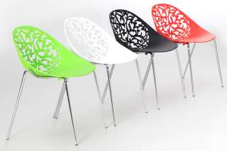 Kunstvoller Design Stuhl Flora grün florale Verzierung  