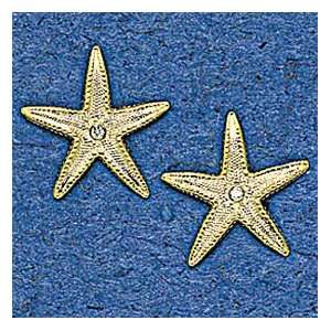  Mark Edwards 14K Gold Starfish Earring