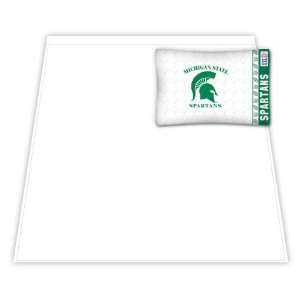 Michigan State Spartans Sheet Set (Twin, Full & Queen):  