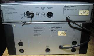 HiFi Grundig MA 100 Endverstärker + MT 100 Radio Tuner Mini Serie in 
