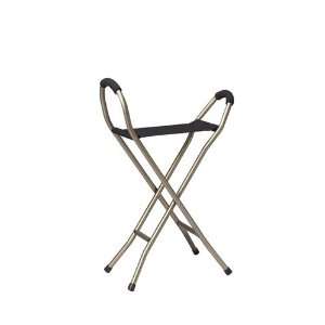   Medical Drive Lightweight Cane With Sling Seat BronzeBlack   Each