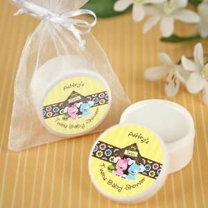   Boy & 1 Girl   Personalized Lip Balm Baby Shower Favors: Toys & Games