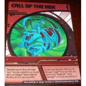  BAKUGAN LOOSE CALL OF THE HEX FOIL ABILITY CARD 29/48e 