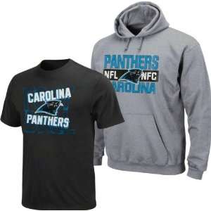  Carolina Panthers Youth Grey/Electric Blue Hood & Tee 
