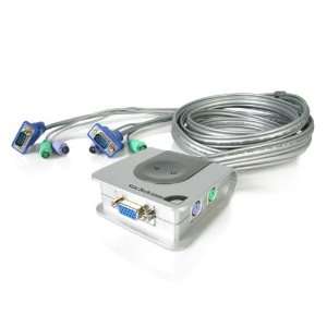  2 Port Ultra Compact KVM Switch External Electronics
