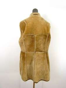 vintage womens SAWYER OF NAPA shearling genuine sheepskin coat western 