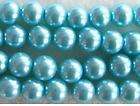 Beautiful 10mm Blue South Sea Shell Pearl Loose Beads 15