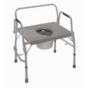  Bariatric Extra Wide Drop Arm Steel Commode