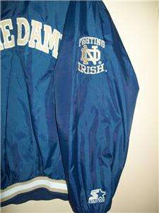   Young Mens XL Starter Notre Dame Fighting Irish Pullover Jacket   NICE
