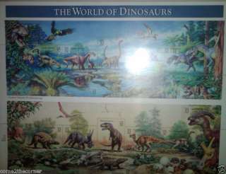 The World of Dinosaurs 32 cent Stamps Sheet of 15  