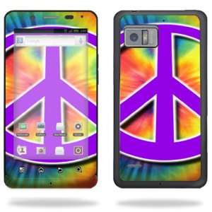   Decal Cover for Motorola Droid Bionic 4G LTE Cell Phone   Hippie Time