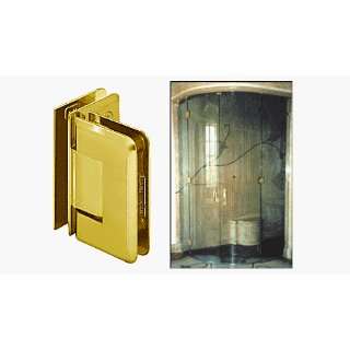   092 Series Gold Plated 90° Glass to Glass Hinge