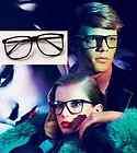 Vintage Design Unisex Glasses, Fashion Wearing Eyeglass Clear Lens 