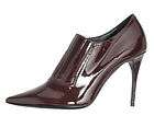 NEW VALENTINO BURGUNDY PATENT LEATHER ANKLE BOOTS 39   9