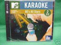 Hits of~~80s Stars~~MTV Karaoke~8612~*~2 Discs~*~CD+G  