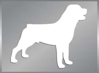 ROTTWEILER silhouette cut vinyl decal dog sticker #1  
