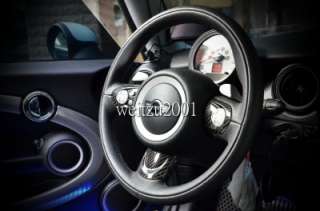 3pcs Mini cooper S JCW countryman steering wheel cover R55 R56 R58 R58 
