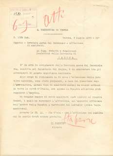 1933 CROCIERA AEREA DECENNALE Affissione Manifesti Documento 