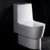 EAGO Design Stand WC WA332P Wandabfluss   Toilette Tiefspüler mit 