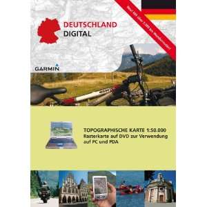 Garmin TOPO DVD Deutschland Digital 50  Sport & Freizeit