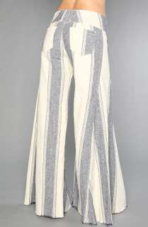 Free People The Extreme Linen Flare Pant in Tea Combo  Karmaloop 
