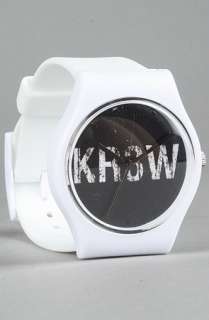KR3W The Freshman Watch in White Seed  Karmaloop   Global 
