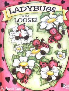 LADYBUGS on the LOOSE Annie Lang Painting Book New  