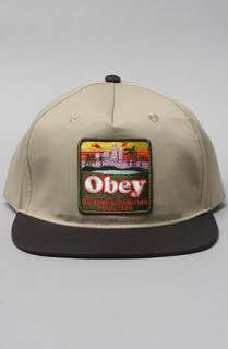 Obey The Urban Tradition Snapback Cap in Khaki  Karmaloop 