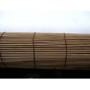 Bambusrollo / Rollup aus Rundstäbchen   Farbe braun   160 x 160 cm 