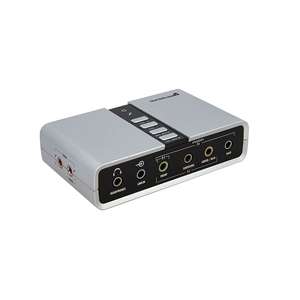 StarTech ICUSBAUDIO7D 7.1 USB Audio Adapter External Sound Card 