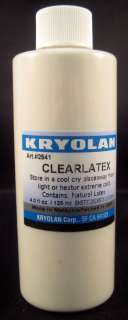 Kryolan Clear Liquid Latex   Choose your size  