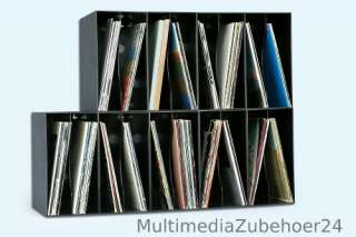 Box Aufbewahrung von 50 LPs Vinyl Schallplatten Schrank  