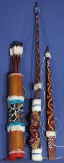 Indianer Pfeil und Bogen Köcher Set  