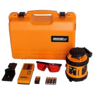 Johnson Self Leveling Rotary Laser Level with Detector 40 6516 at The 