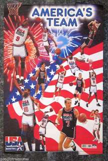 Team USA 1992 Jordan Starline Poster Still Sealed  