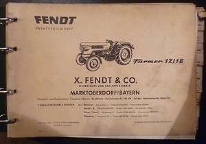 Fendt Farmer 1Z (FL 131) Ersatzteilkatalog  