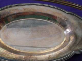   Silver Tray / Basket Stamped R H Macy & Co. Inc Chatsworth  