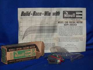 OLD REVELL SP500 RACING MOTOR NEW IOB HIGH PERFORMANCE  