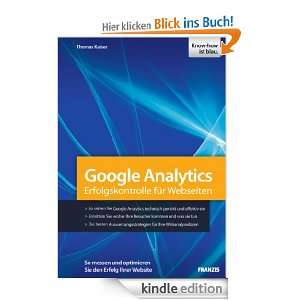 Google Analytics   Erfolgskontrolle für Webseiten eBook Thomas 