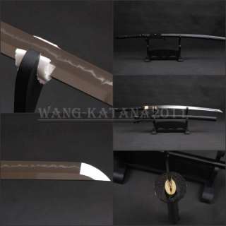 Full Hand 1095 Carbon Steel Blade Clay tempered Japanese samurai 