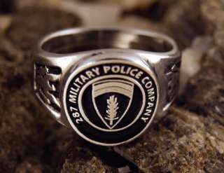 287th Military Police Company ring Any Size 7 to 15  