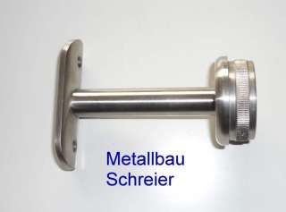 Handlaufhalter Handlaufträger Edelstahl V2A Geländer 42  