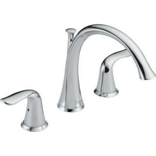 Delta Lahara 2 Handle Roman Tub Trim Kit Only in Chrome T2738 at The 