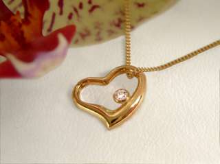 ECHT GOLD Herz Anhänger + Kette GOLD DOUBLE, Herzkette  