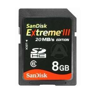 SanDisk SDHC 8GB Extreme III + MicroMate Cardreader  