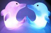 Hot Christmas Funny Dolphin LED 7 Color Changing Light Lamp 1pc  