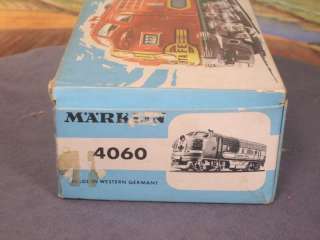 HO 187 Vintage Marklin 4060 EMD F7 DIESEL LOCOMOTIVE Santa Fe 337 