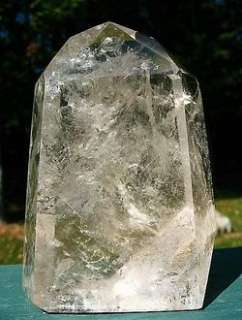 Large Polished Smoky Quartz Crystal ~ Rutilated  