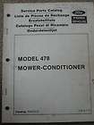 New Holland 478 Haybine Mower Conditioner Parts Manual