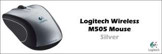 Logitech M505 SILVER Wireless Mouse Notebooks  